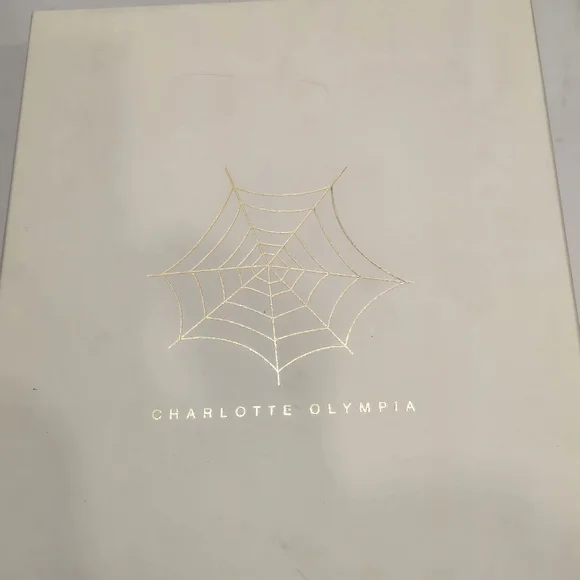 CHARLOTTE OLYMPIA Alex Pearl Embellished Sneakers In Black Size 40 - Picture 2 of 16